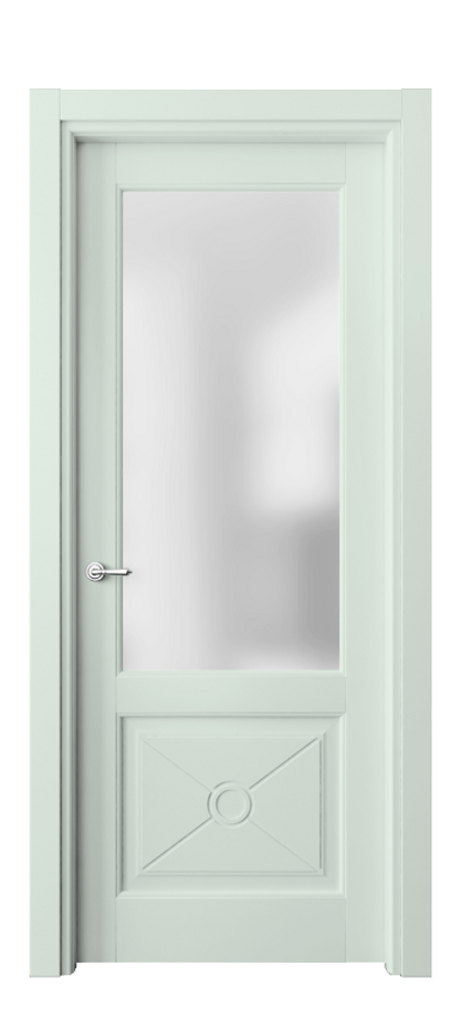 Межкомнатная дверь Toscana Litera 6362 Бук белоснежный Сатинированное стекло Цена 104479 ₽ | Volhovec