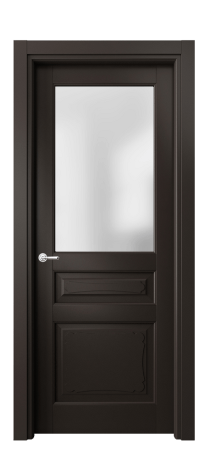 Межкомнатная дверь Toscana Elegante 6324 Бук антрацит Сатинированное стекло Цена 138901 сом | Volhovec