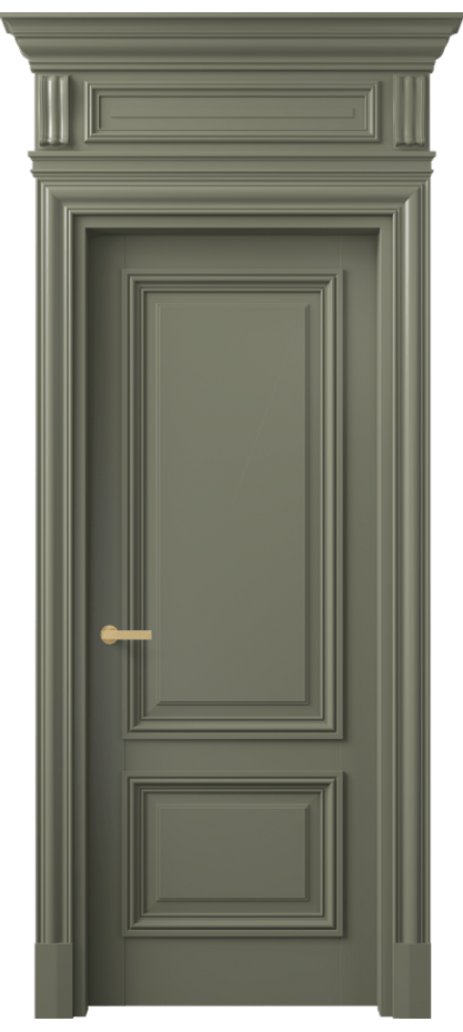Межкомнатная дверь Антик 7303 Матовый оливковый тёмный  Цена 166409 ₽ | Volhovec