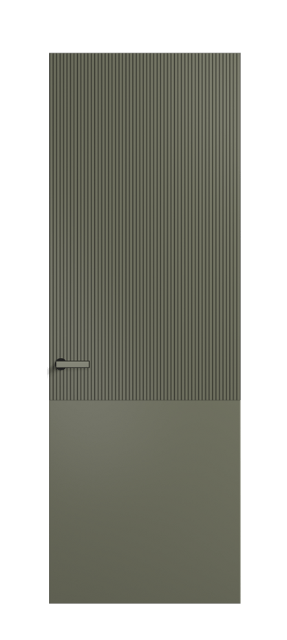 Дверь межкомнатная Velvet АКП 8205 Матовый оливковый тёмный. Скрытый короб Черный Цена 10830340 . Фабрика дверей Волховец 8 (800) 551 43 19 Межкомнатная дверь Velvet АКП 8205 Матовый оливковый тёмный. Цена 10830340 | Volhovec
