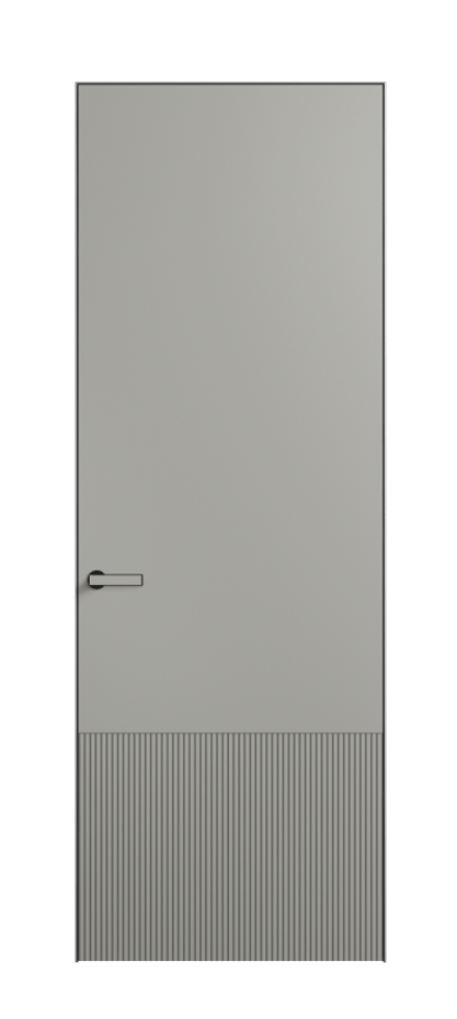 Дверь межкомнатная Velvet АКП 8202 Матовый нейтральный серый. Скрытый короб Черный Цена 10830340 . Фабрика дверей Волховец 8 (800) 551 43 19 Межкомнатная дверь Velvet АКП 8202 Матовый нейтральный серый. Цена 10830340 | Volhovec