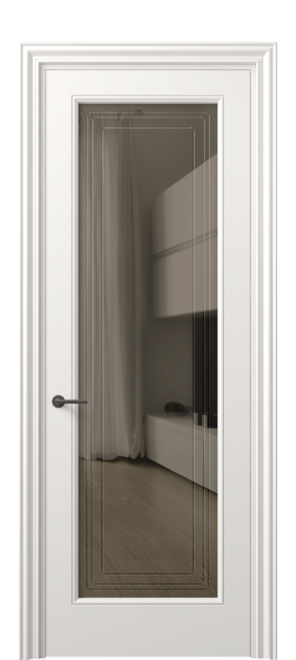 Дверь межкомнатная Mascot 8400 Матовый пудровый белый Прозрачное бронзовое стекло с гравировкой "Грани", триплекс, 7 мм Фигурный наличник МПБЛ Цена 77599 ₽ Наличники уже входят в базовый комплект. Фабрика дверей Волховец 8 (800) 551 43 19 Межкомнатная дверь Mascot 8400 Матовый пудровый белый Прозрачное бронзовое стекло с гравировкой "Грани", триплекс, 7 мм Цена 77599 ₽ | Volhovec