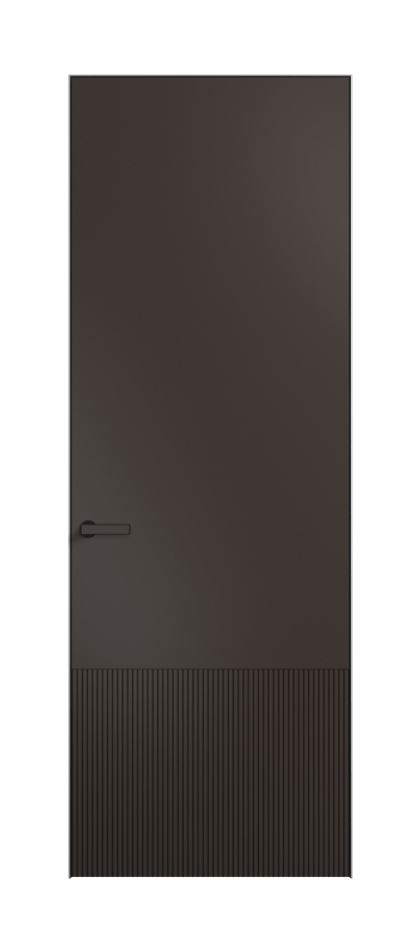 Межкомнатная дверь Velvet 8202 Матовый антрацит. Цена 53153  | Volhovec