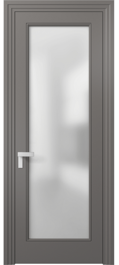 Дверь межкомнатная Rocca 8300 Матовый классический серый Сатинированное стекло Каскадный компланарный наличник МКЛС Цена 77899 ₽ Наличники уже входят в базовый комплект. Фабрика дверей Волховец 8 (800) 551 43 19 Межкомнатная дверь Rocca 8300 Матовый классический серый Сатинированное стекло Цена 77899 ₽ | Volhovec