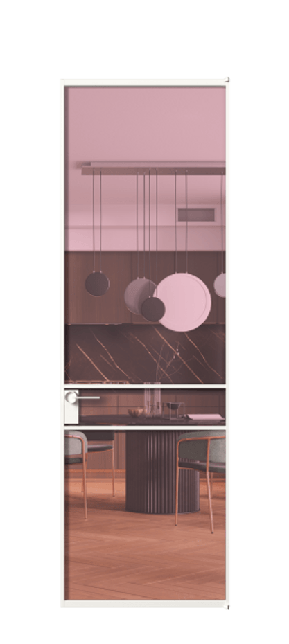 Алюминиевая дверь АЛПЛ040.02  Алюминий Белый Прозрачное розовое стекло, триплекс, 6мм. Без короба бел Цена 130890 Стоимость комплекта двери включает: 
1. Полотно (600/650/700/750/800/850/900/950*2000-2400 мм).
2. Короб
3. Комплект фурнитуры (2 торцевые петли и магнитный замок с ответной планкой). Фабрика дверей Волховец 8 (800) 551 43 19  Алюминиевая дверь АЛПЛ040.02 Алюминий Белый Прозрачное розовое стекло, триплекс, 6мм Цена 130890  | Volhovec