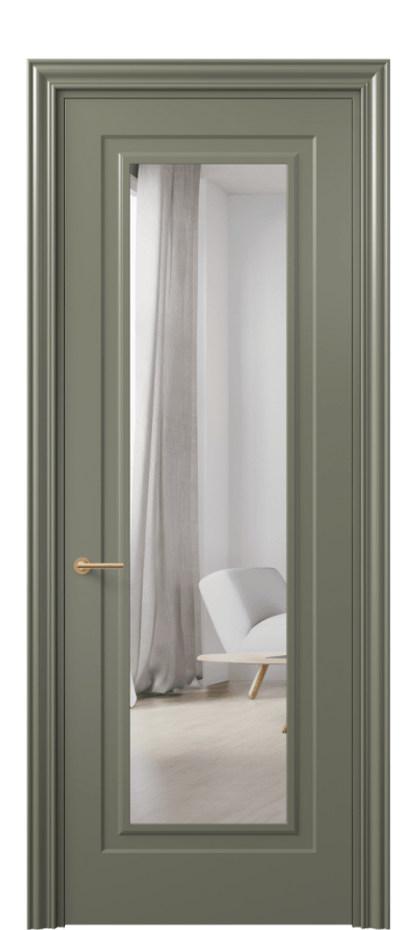 Дверь межкомнатная Mascot 8403 Матовый оливковый тёмный Двустороннее зеркало, триплекс Фигурный наличник МОТ Цена 58479 ₽ Наличники уже входят в базовый комплект. Фабрика дверей Волховец 8 (800) 551 43 19 Межкомнатная дверь Mascot 8403 Матовый оливковый тёмный Двустороннее зеркало, триплекс Цена 58479 ₽ | Volhovec