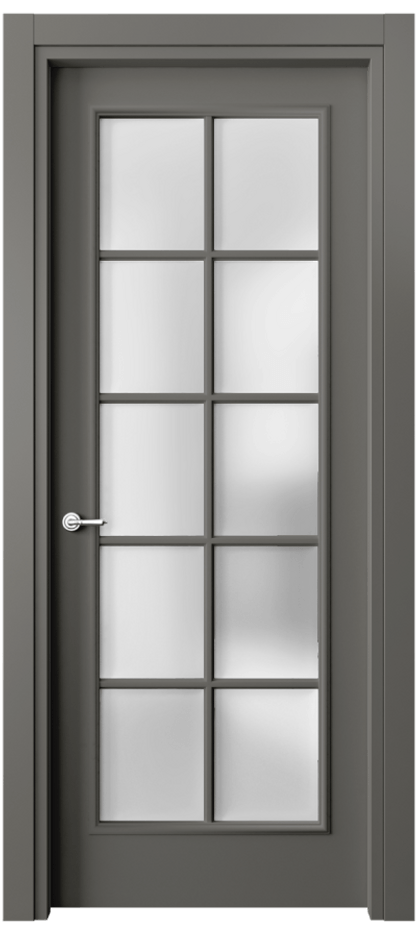 Дверь межкомнатная Paris 8102 Матовый классический серый Сатинированное стекло Гладкий наличник МКЛС Цена 72399 ₽ Наличники уже входят в базовый комплект. Фабрика дверей Волховец 8 (800) 551 43 19 Межкомнатная дверь Paris 8102 Матовый классический серый Сатинированное стекло Цена 72399 ₽| Volhovec