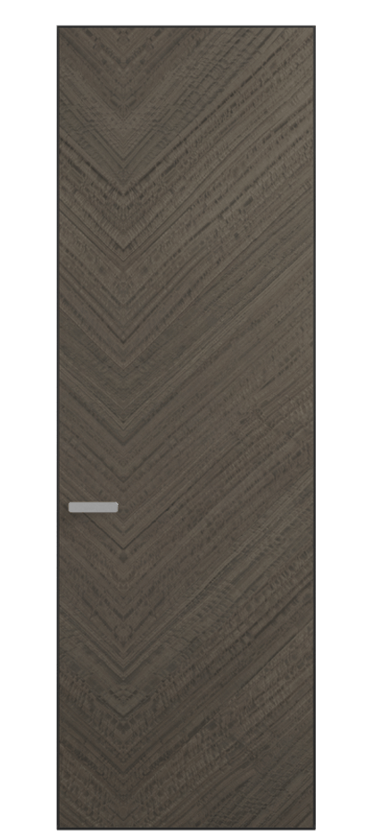 Дверь межкомнатная Rift АКП 0201 Эвкалипт серый матовый фризе Скрытый короб Черный Цена 15231380 so'm Наличники уже входят в базовый комплект. Фабрика дверей Волховец 8 (800) 551 43 19 Межкомнатная дверь Rift АКП 0201 Эвкалипт серый матовый фризе Цена 15231380 so'm | Volhovec