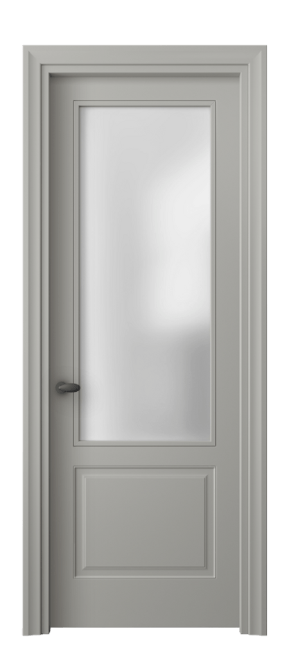Дверь межкомнатная Esse 8552 Матовый нейтральный серый Сатинированное стекло Фигурный универсальный наличник МНСР Цена 58170 ₽ Наличники уже входят в базовый комплект. Фабрика дверей Волховец 8 (800) 551 43 19 Межкомнатная дверь Esse 8552 Матовый нейтральный серый Сатинированное стекло Цена 58170 ₽ | Volhovec