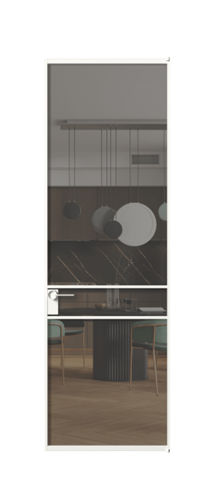 Алюминиевая дверь АЛПЛ040.02  Алюминий Белый Прозрачное серое стекло, триплекс, 6 мм. Без короба бел Цена 130890 Стоимость комплекта двери включает: 
1. Полотно (600/650/700/750/800/850/900/950*2000-2400 мм).
2. Короб
3. Комплект фурнитуры (2 торцевые петли и магнитный замок с ответной планкой). Фабрика дверей Волховец 8 (800) 551 43 19  Алюминиевая дверь АЛПЛ040.02 Алюминий Белый Прозрачное серое стекло, триплекс, 6 мм Цена 130890  | Volhovec