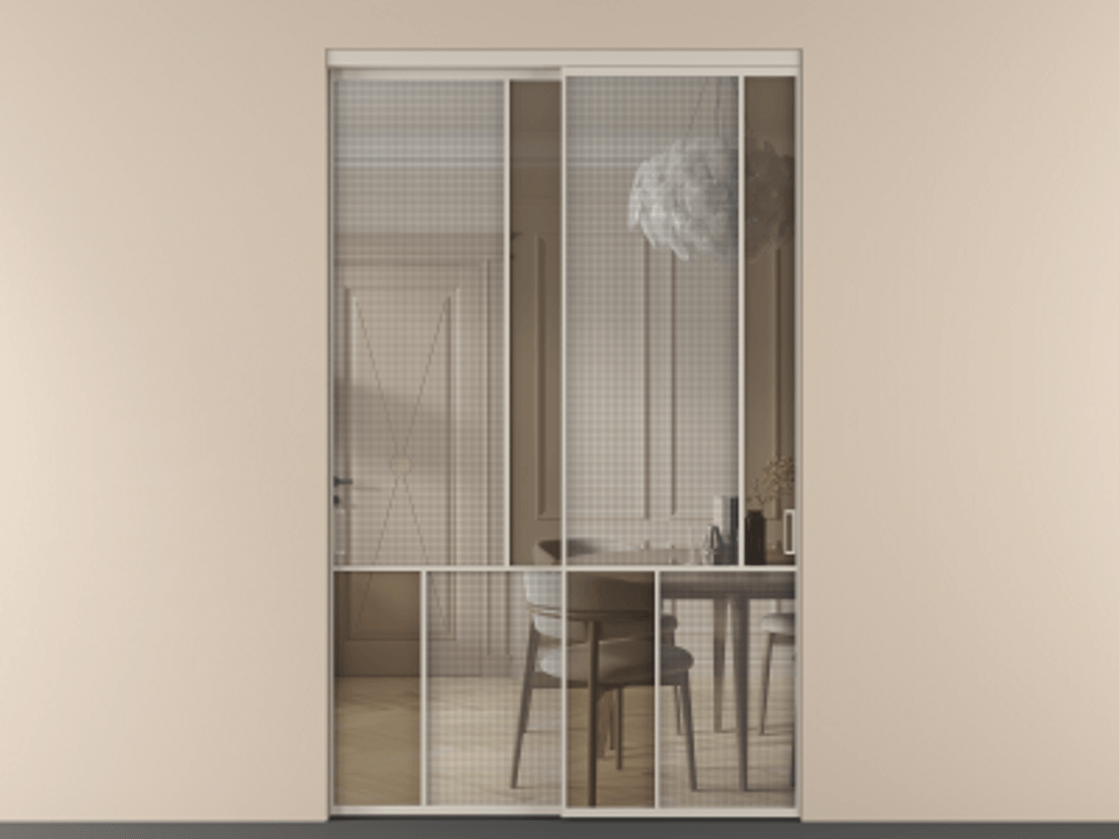 Перегородка Mosaic внутри проема двустворчатая #VENDORCODE# #FURNISH# #GLASS# Цена #PRICE# #CURRENCY# | Volhovec