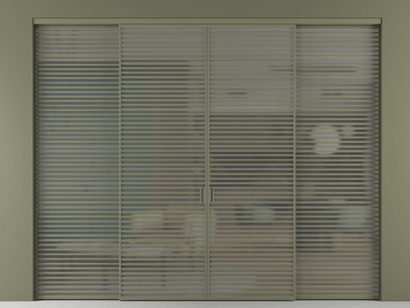 Алюминевая перегородка АЛПР 040.07_АОТ_Серый сатин триплекс_new. Цвет Алюминий оливковый тёмный. Материал Алюминий в эмали. Коллекция Перегородка Formato внутри проёма четырёхстворчатая. Фото. Алюминевая перегородка АЛПР 040.07_АОТ_Серый сатин триплекс_new. Цвет Алюминий оливковый тёмный. Материал Алюминий в эмали. Коллекция Перегородка Formato внутри проёма четырёхстворчатая. Картинка.