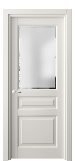 Межкомнатная дверь 0710 МПБЛ САТ-Ф. Цвет Матовый пудровый белый. Материал Гладкая эмаль. Коллекция Лигнум. Фото. Дверь межкомнатная 0710 МПБЛ САТ-Ф. Цвет Матовый пудровый белый. Материал Гладкая эмаль. Коллекция Лигнум. Картинка.