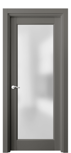 Межкомнатная дверь 0700 МКЛС САТ. Цвет Матовый классический серый. Материал Гладкая эмаль. Коллекция Лигнум. Фото. Дверь межкомнатная 0700 МКЛС САТ. Цвет Матовый классический серый. Материал Гладкая эмаль. Коллекция Лигнум. Картинка.