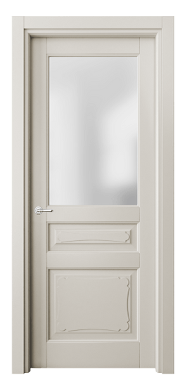 Дверь межкомнатная 6324 БОС САТ. Цвет Бук облачный серый. Материал Массив бука эмаль. Коллекция Toscana Elegante. Картинка.