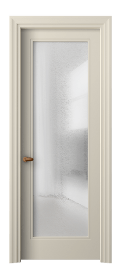 Дверь межкомнатная 8502 МБСР LED. Цвет Матовый бежево-серый. Материал Гладкая эмаль. Коллекция Esse. Картинка.