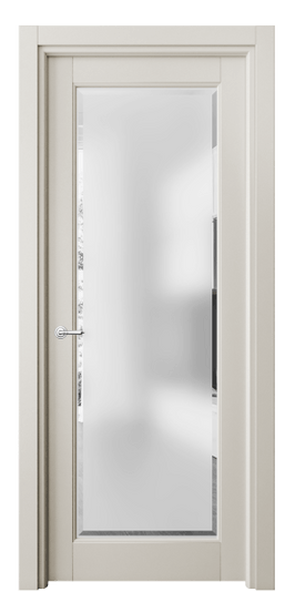 Дверь межкомнатная 6300 БОС САТ-Ф. Цвет Бук облачный серый. Материал Массив бука эмаль. Коллекция Toscana Rombo. Картинка.