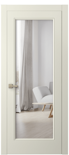 Межкомнатная дверь 8300 ММБ-ЗЕР. Цвет Матовый молочно-белый. Материал Гладкая эмаль. Коллекция Linea. Фото. Дверь межкомнатная 8300 ММБ-ЗЕР. Цвет Матовый молочно-белый. Материал Гладкая эмаль. Коллекция Linea. Картинка.