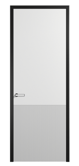 Дверь межкомнатная 8204 МБЛ. Цвет Матовый белоснежный. Материал Гладкая эмаль. Коллекция Вельвет. Картинка.