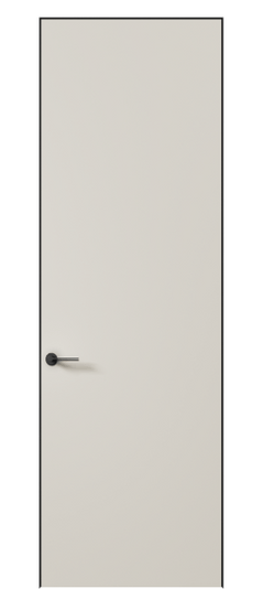 Дверь межкомнатная 0010 АКП МОС. Цвет Матовый облачно-серый. Материал Гладкая эмаль. Коллекция Planum Pro. Картинка.