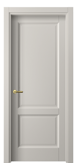 Дверь межкомнатная 1421 МОС. Цвет Матовый облачно-серый. Материал Гладкая эмаль. Коллекция Галант. Картинка.