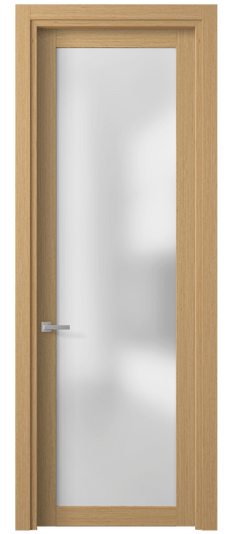 Дверь межкомнатная 2102 МШДПР САТ. Цвет Дуб песочный рифт. Материал Мультишпон. Коллекция Planum. Картинка.