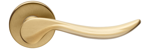 Ручки для межкомнатных дверей Ручка дверная Классик. Цвет Матовое золото. Коллекция Классик. Фото. Ручки для дверей Ручка дверная Классик. Цвет Матовое золото. Коллекция Классик. Картинка.