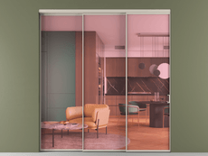 Перегородка Formato внутри проёма телескопик синхро 2