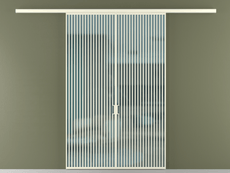 Перегородка Formato вдоль стены 2 створки