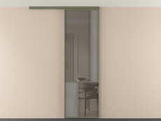 Перегородка Mosaic вдоль стены на потолок одностворчатая