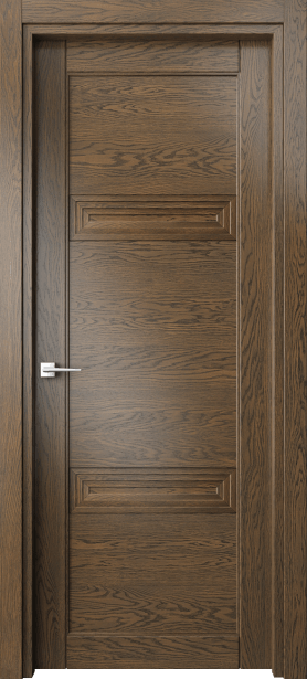 Дверь межкомнатная 6111 ДСЕ. Цвет Дуб серый. Материал Массив дуба. Коллекция Эго. Картинка.