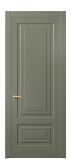 Дверь межкомнатная АКП 8441 МОТ Матовый оливковый тёмный. Цвет Матовый оливковый тёмный. Материал Гладкая эмаль. Коллекция Mascot. Картинка.